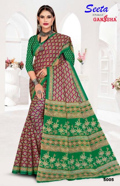 Ganesha Seeta Vol-5 – Cotton Sarees - Wholesale Catalog