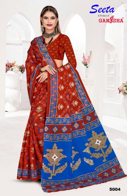 Ganesha Seeta Vol-5 – Cotton Sarees - Wholesale Catalog