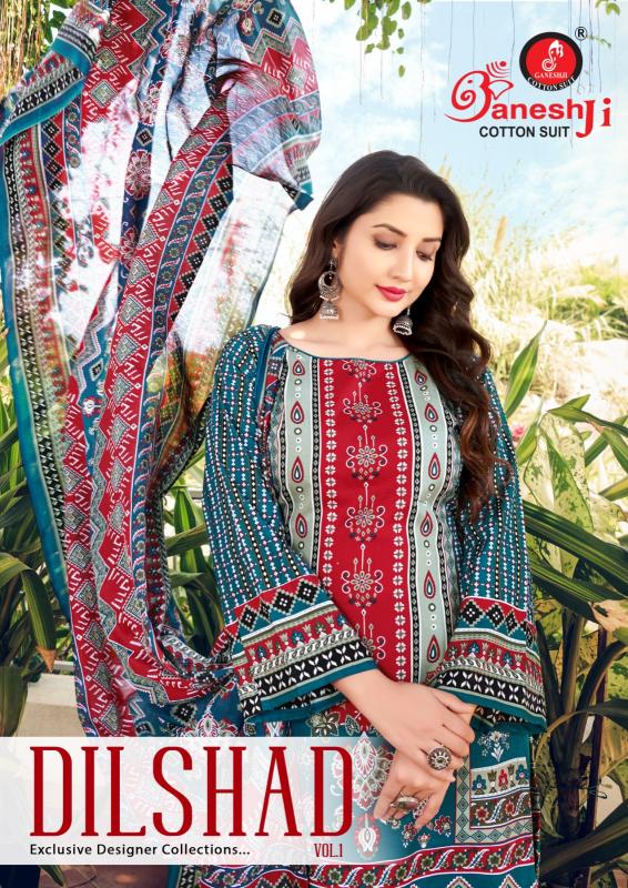 Ganeshji Dilshad Vol-01 – Dress Material - Wholesale Catalog