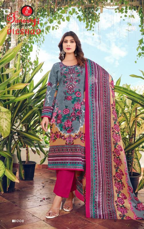 Ganeshji Dilshad Vol-01 – Dress Material - Wholesale Catalog