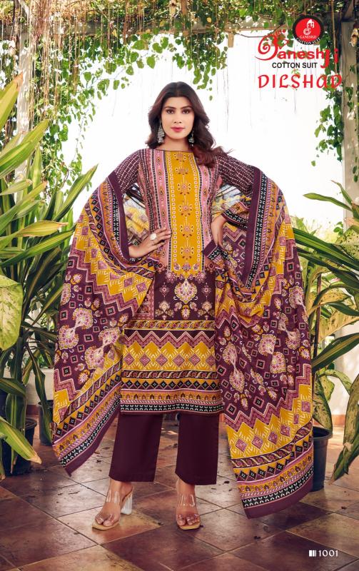 Ganeshji Dilshad Vol-01 – Dress Material - Wholesale Catalog