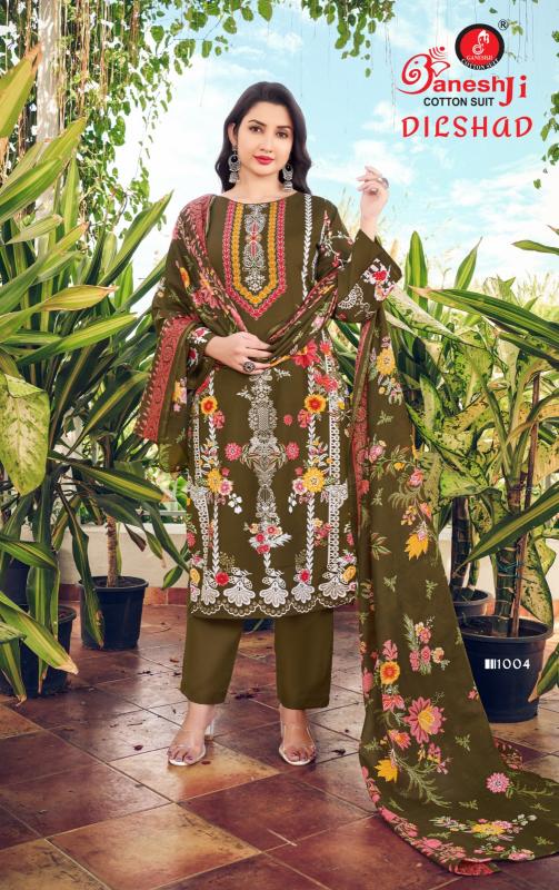 Ganeshji Dilshad Vol-01 – Dress Material - Wholesale Catalog