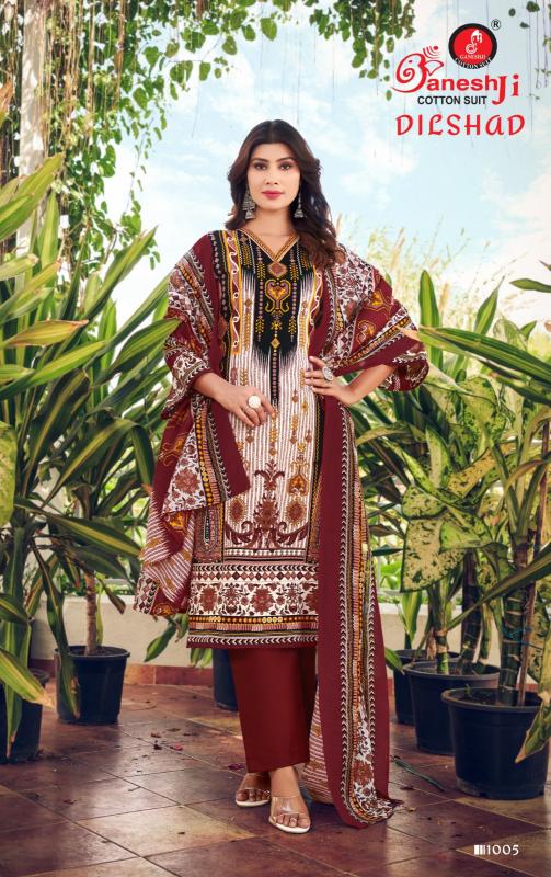 Ganeshji Dilshad Vol-01 – Dress Material - Wholesale Catalog