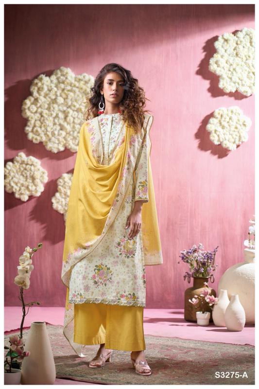 Ganga Abuor 3275 catalog salwar suit design for women