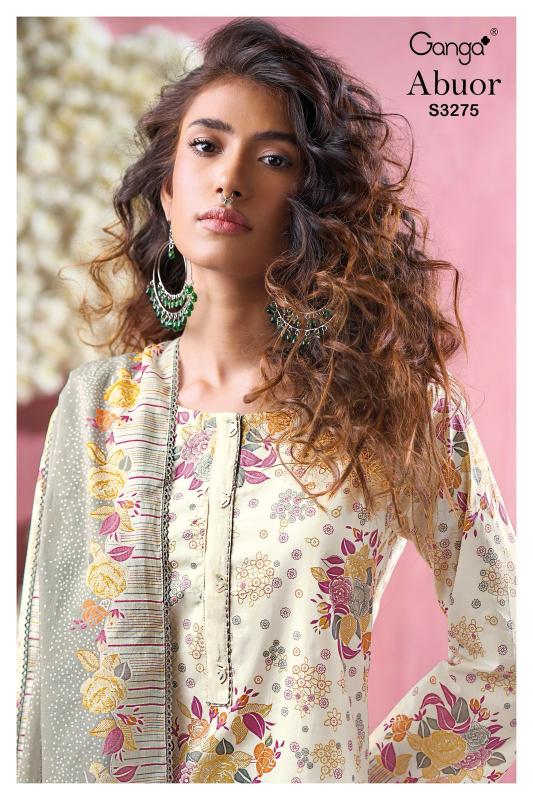 Ganga Abuor 3275 catalog salwar suit design for women