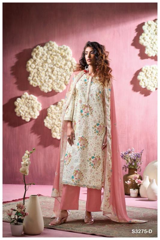 Ganga Abuor 3275 catalog salwar suit design for women
