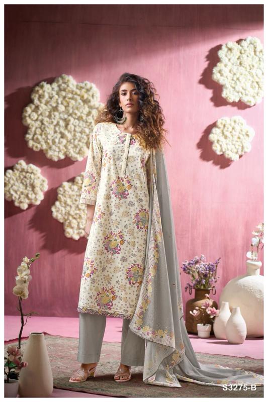 Ganga Abuor 3275 catalog salwar suit design for women