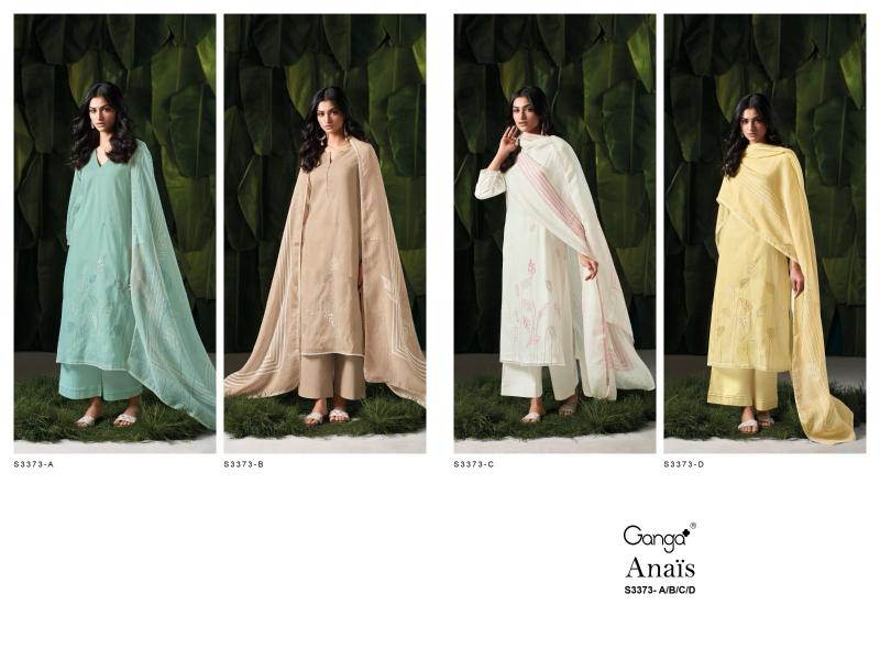 Ganga Anaisa 3373 catalog wholesale salwar kameez catalogue with price