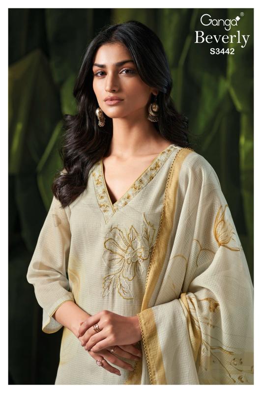 Ganga Beverly 3442 catalog wholesale salwar kameez pakistani