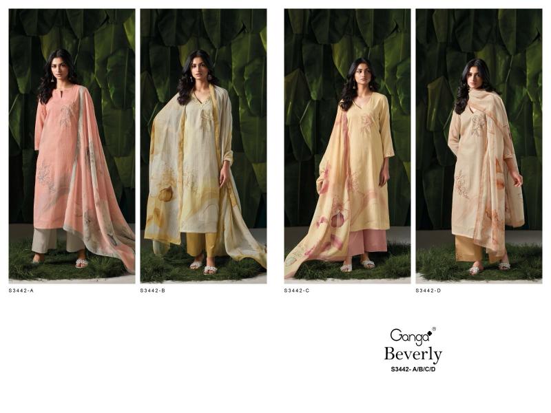 Ganga Beverly 3442 catalog wholesale salwar kameez pakistani