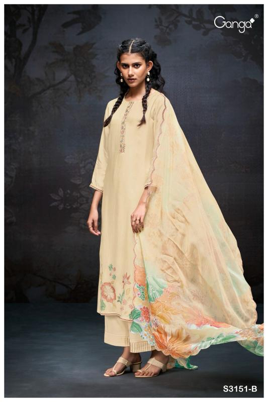 Ganga Bradi 3151 catalog ladies salwar kameez wholesale