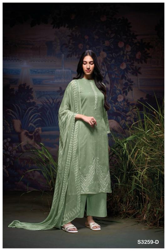 Ganga Brandy 3259 Catalog salwar kameez cotton