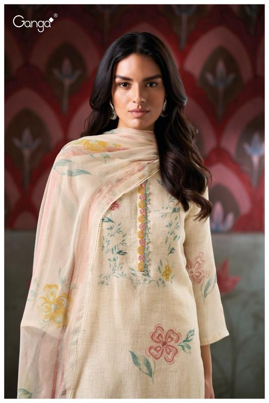 Ganga Carina 3406 catalog wholesale unstitched salwar kameez suppliers