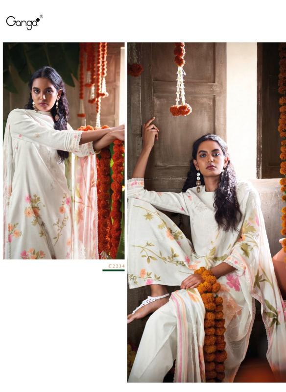 Ganga Daffodil catalog wholesale market for salwar kameez in delhi