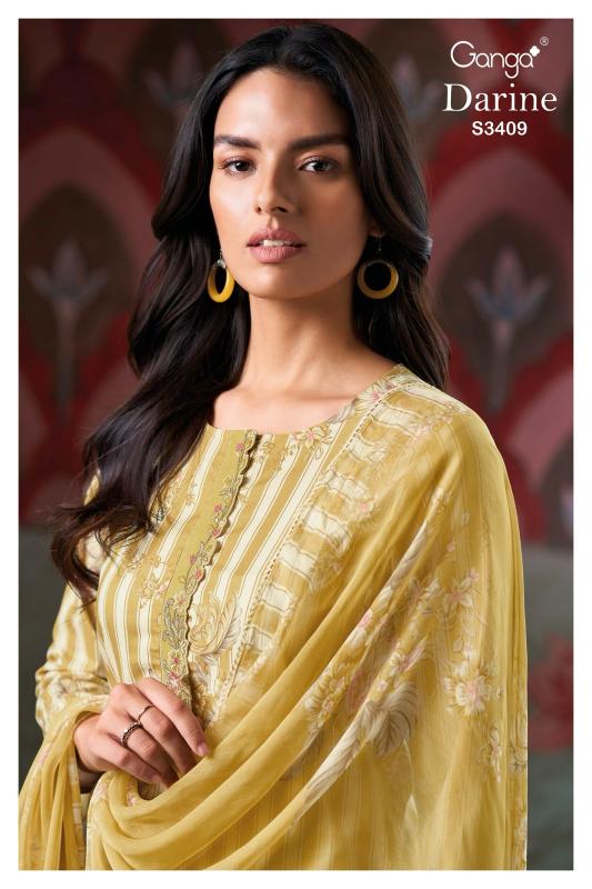 Ganga Darine 3409 catalog wholesale catalogue salwar kameez