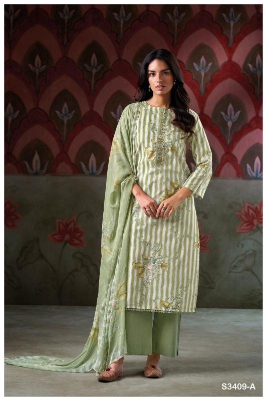 Ganga Darine 3409 catalog wholesale catalogue salwar kameez