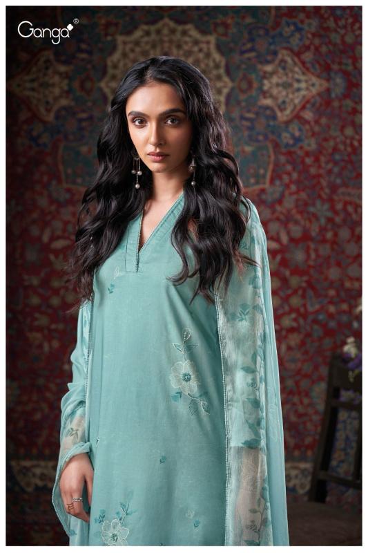 Ganga Eboni 3403 catalog top office wear wholesale brand salwar kameez