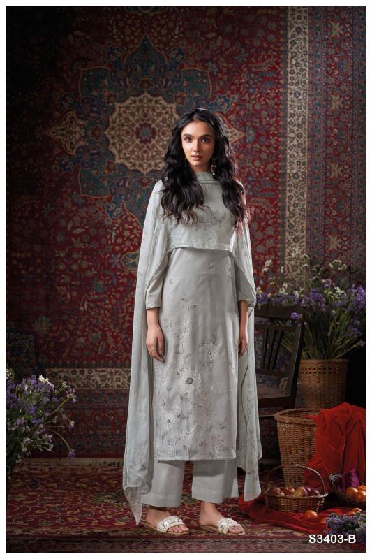 Ganga Eboni 3403 catalog top office wear wholesale brand salwar kameez