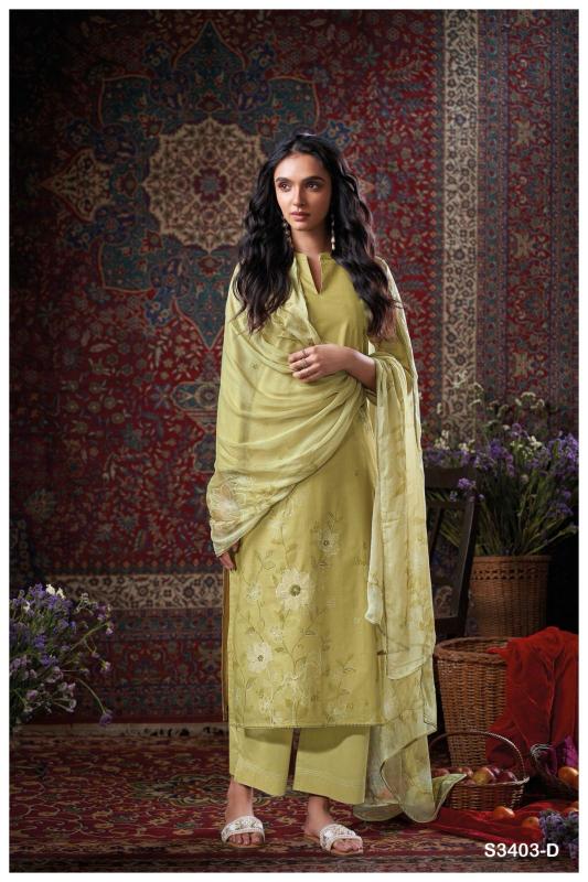 Ganga Eboni 3403 catalog top office wear wholesale brand salwar kameez