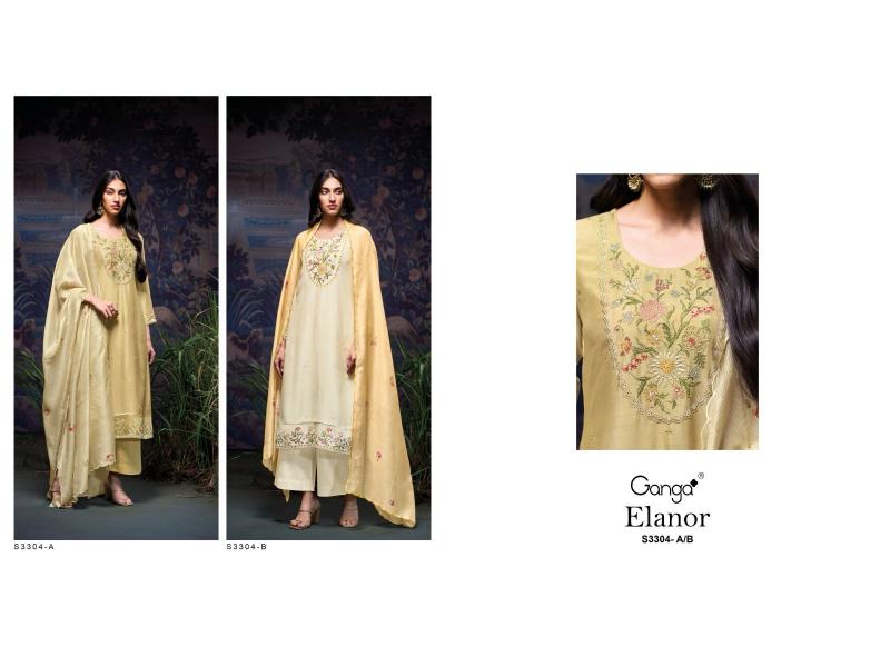 Ganga Elanor 3304 catalog wholesale salwar kameez catalogs