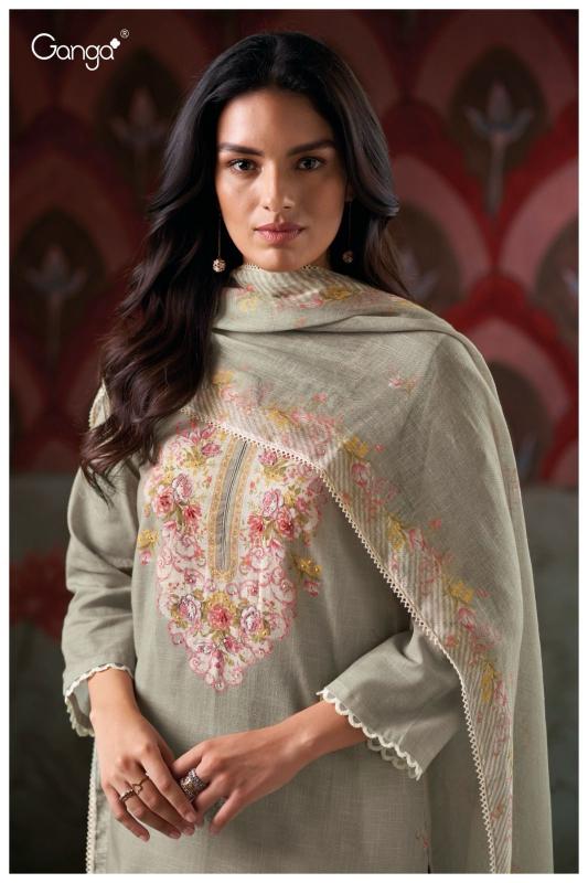 Ganga Elishea 3411 catalog salwar kameez catalogue wholesale surat