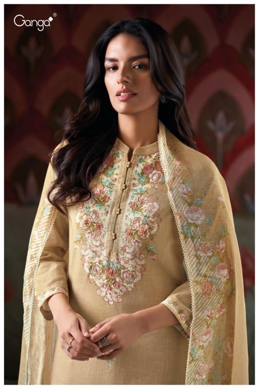 Ganga Elishea 3411 catalog salwar kameez catalogue wholesale surat
