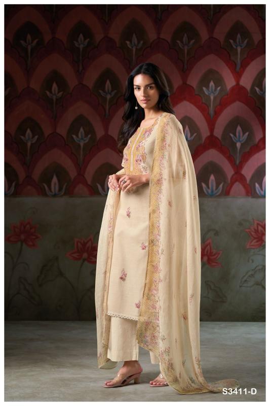 Ganga Elishea 3411 catalog salwar kameez catalogue wholesale surat