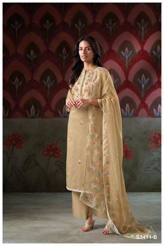 Ganga Elishea 3411 catalog salwar kameez catalogue wholesale surat