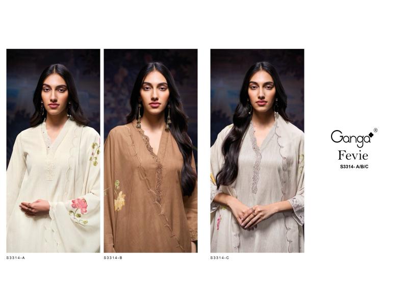 Ganga Fevie 3314 catalog wholesale salwar kameez online