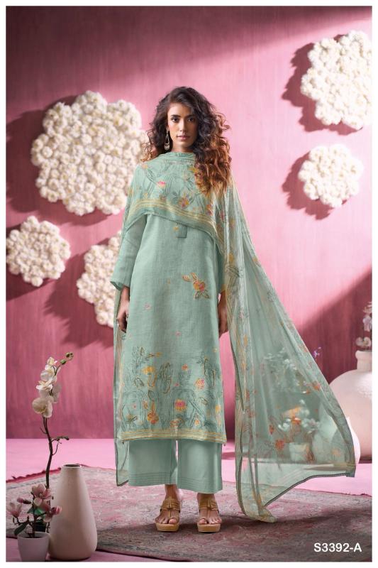 Ganga Florissa 3392 catalog wholesale salwar kameez market in bangalore