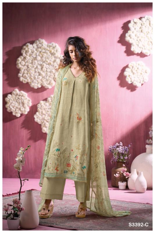 Ganga Florissa 3392 catalog wholesale salwar kameez market in bangalore