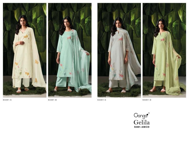 Ganga Gelila 3461 catalog wholesale salwar kameez