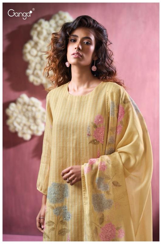 Ganga Georgie 3398 catalog wholesale salwar kameez