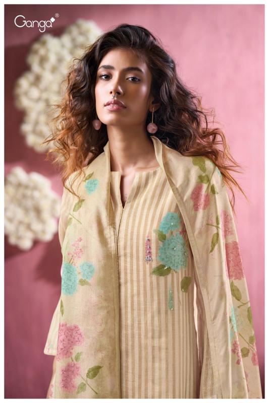 Ganga Georgie 3398 catalog wholesale salwar kameez