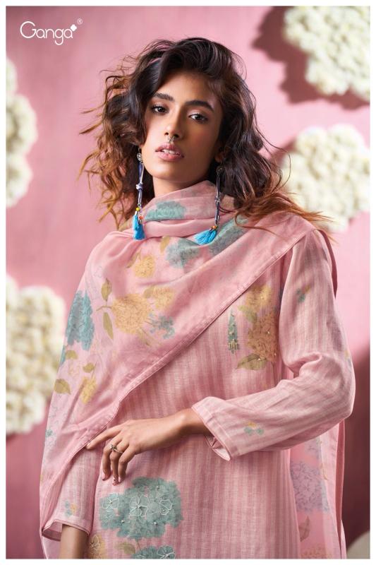 Ganga Georgie 3398 catalog wholesale salwar kameez