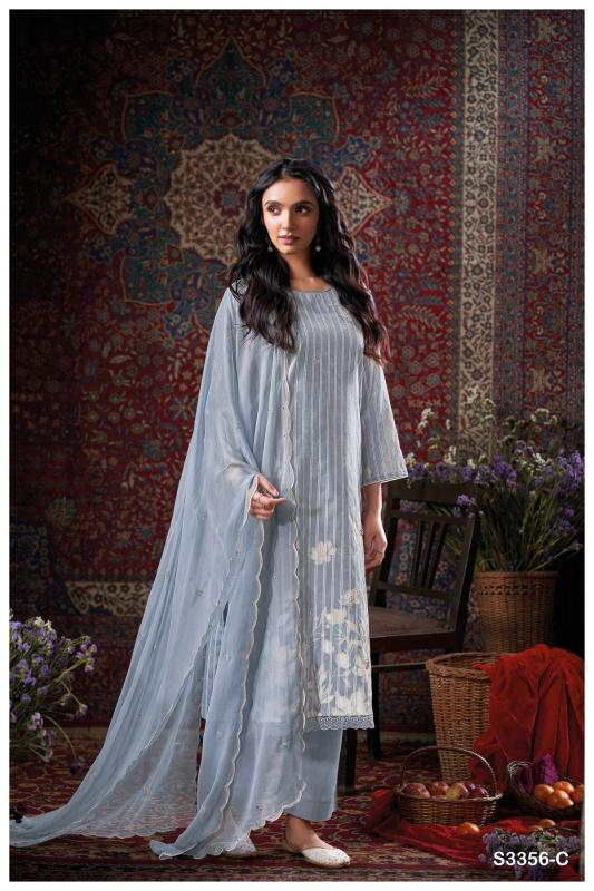Ganga Gillian 3356 catalog buy wholesale salwar kameez surat