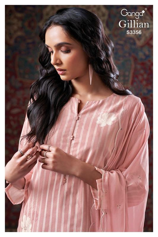 Ganga Gillian 3356 catalog buy wholesale salwar kameez surat