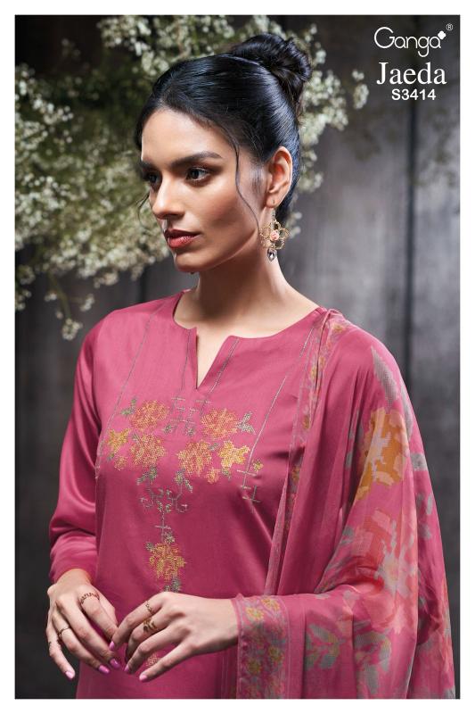 Ganga Jaeda 3414 catalog wholesale salwar kameez catalog