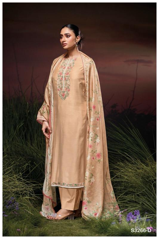 Ganga Janita 3266 catalog pakistani suits with narrow pants