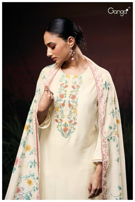 Ganga Janita 3266 catalog pakistani suits with narrow pants
