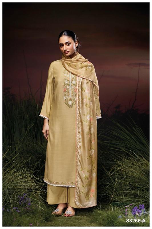 Ganga Janita 3266 catalog pakistani suits with narrow pants