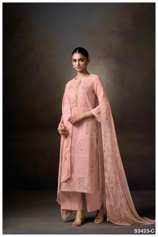 Ganga Kalaya 3423 catalog wholesale salwar kameez suppliers in surat
