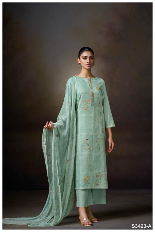 Ganga Kalaya 3423 catalog wholesale salwar kameez suppliers in surat