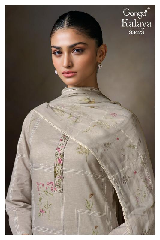 Ganga Kalaya 3423 catalog wholesale salwar kameez suppliers in surat