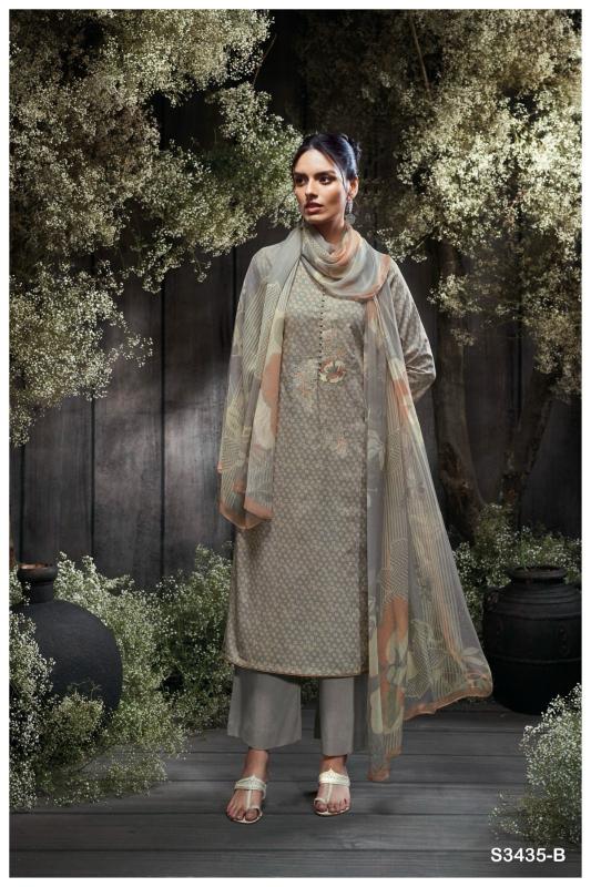 Ganga Leorah 3435 catalog wholesale salwar kameez alveera