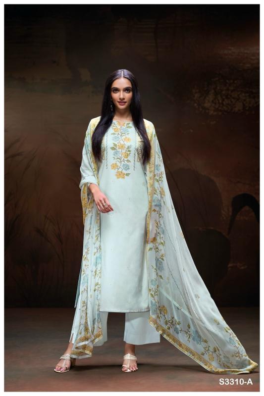 Ganga Loxie 3310 catalog wholesale pakistani designer salwar kameez
