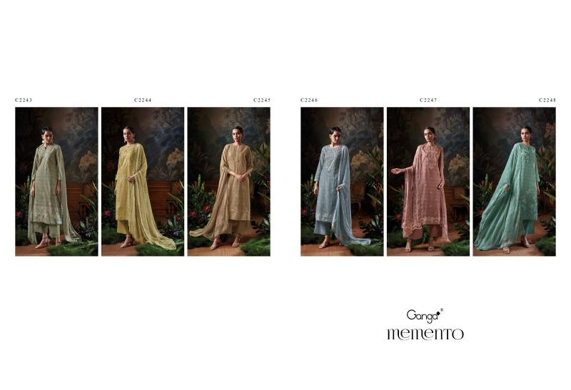 Ganga Memento catalog surat salwar kameez online shopping