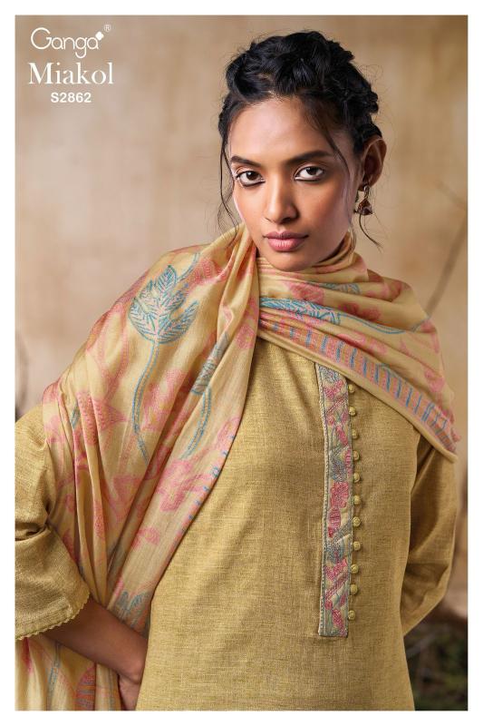 Ganga Miakol 2862 catalog wholesale printed salwar kameez