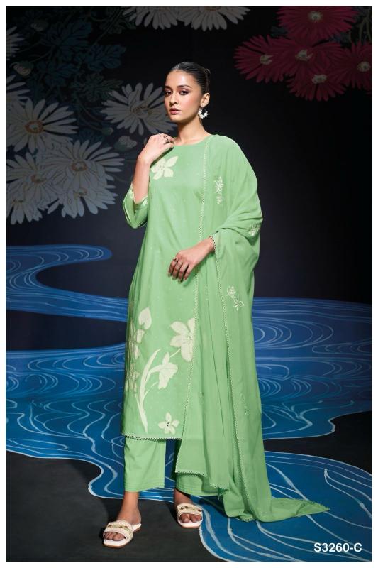 Ganga Monroe 3260 catalog branded salwar suits wholesale