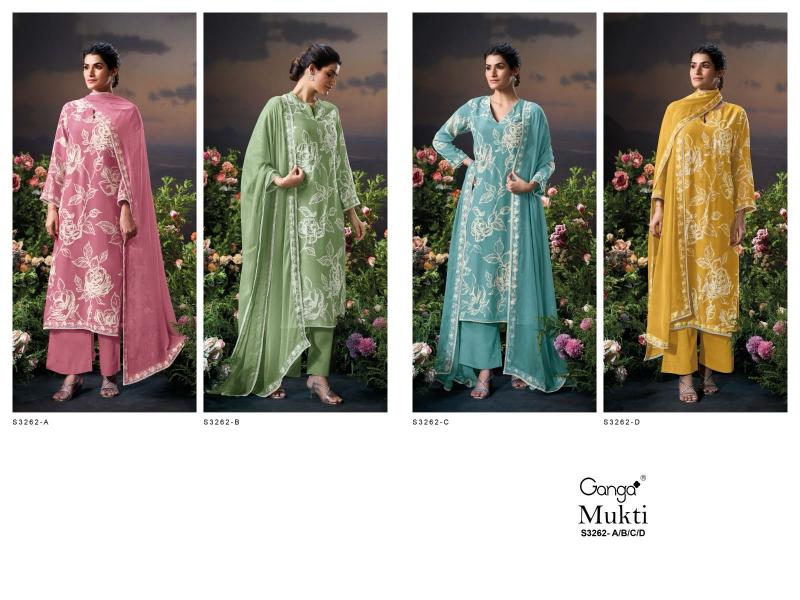 Ganga Mukti 3262 catalog salwar kameez wholesale